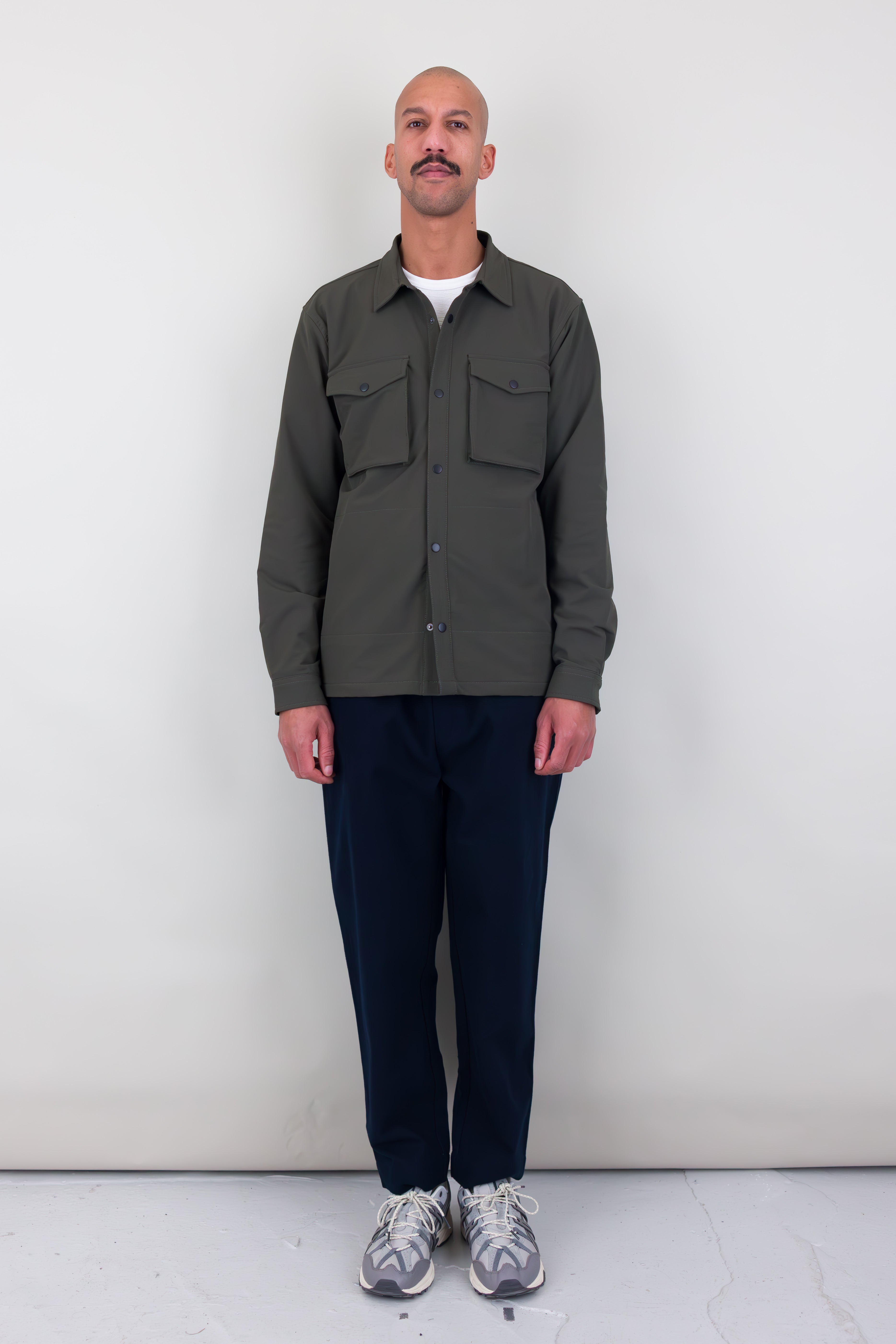 Folk Hardy Overshirt - Khaki