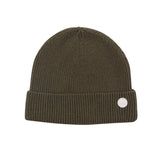 Wool Cash Beanie - Olive