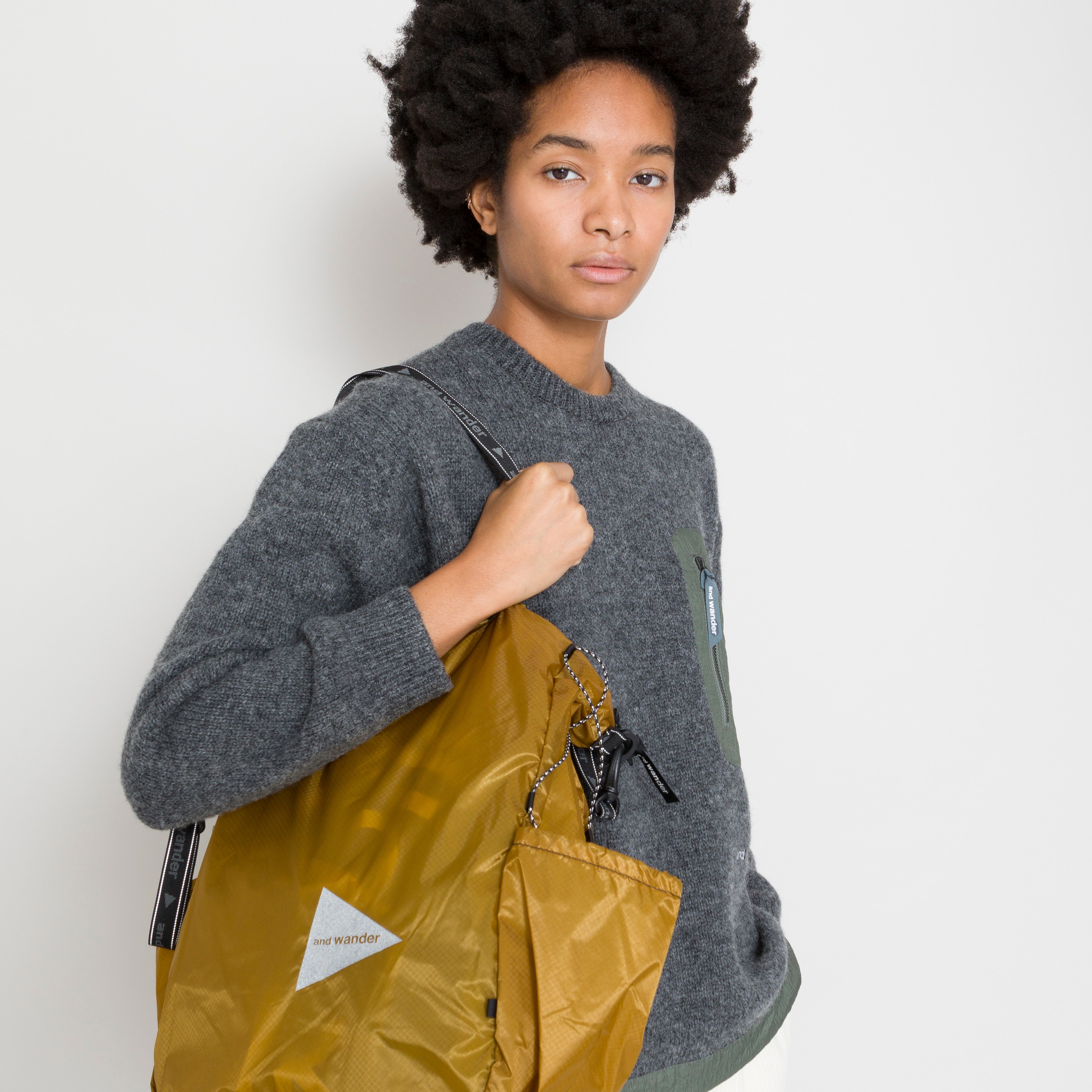 And Wander Sil Tote Bag - Yellow – Outsiders Store UK