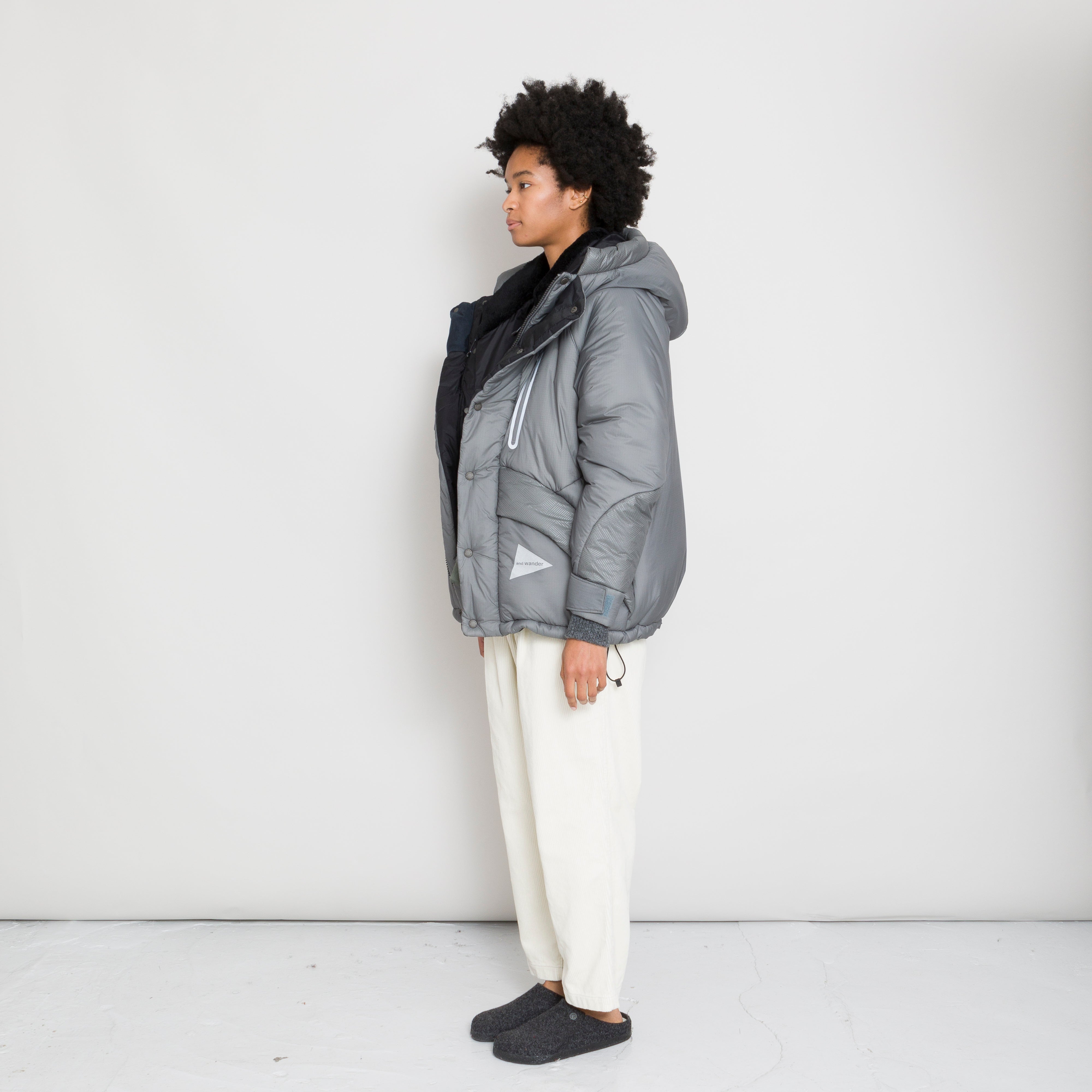 AND WANDER - 47 Primaloft Rip Jacket - Grey — Folk