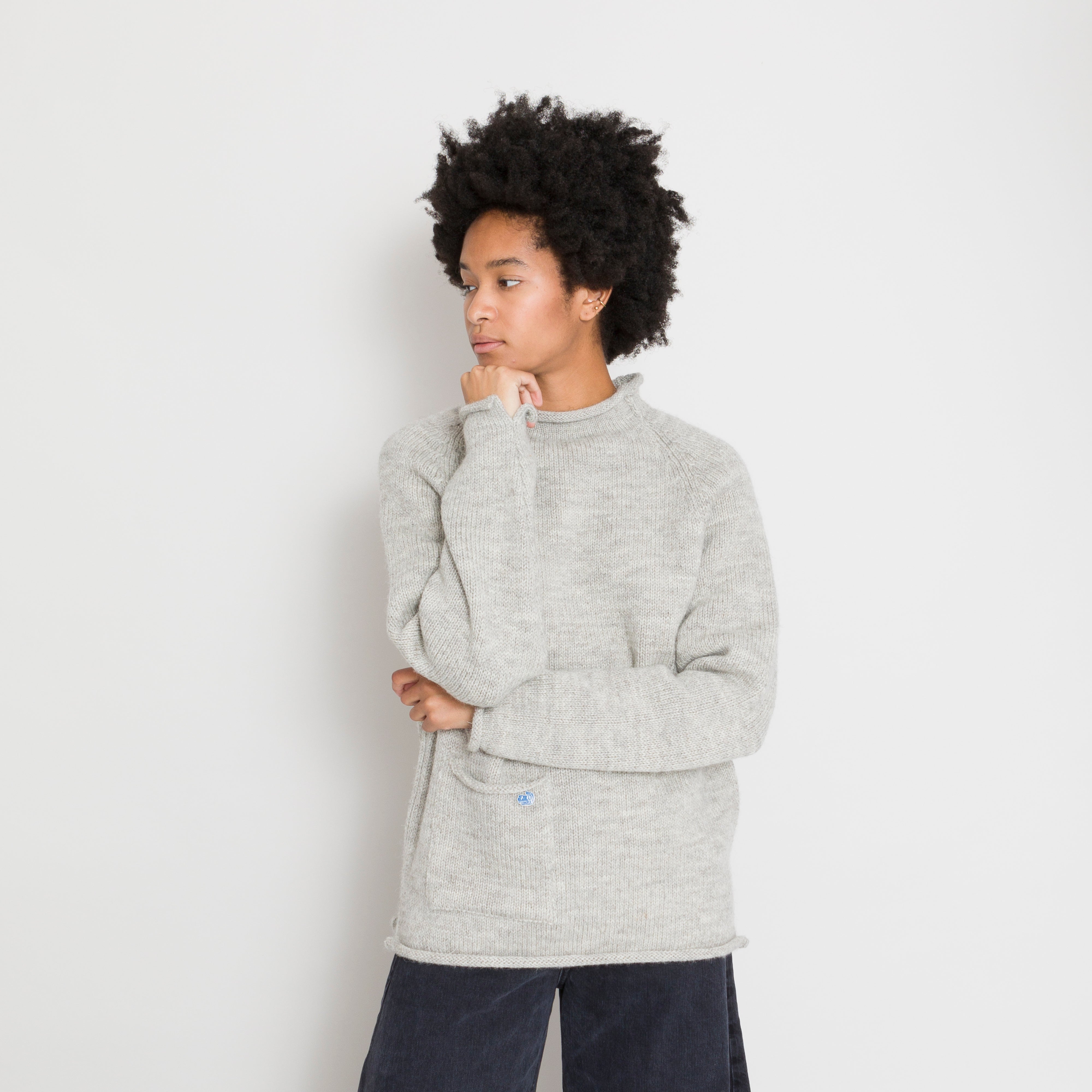 Xenia Telunts - Fisherman Sweater - Oatmeal