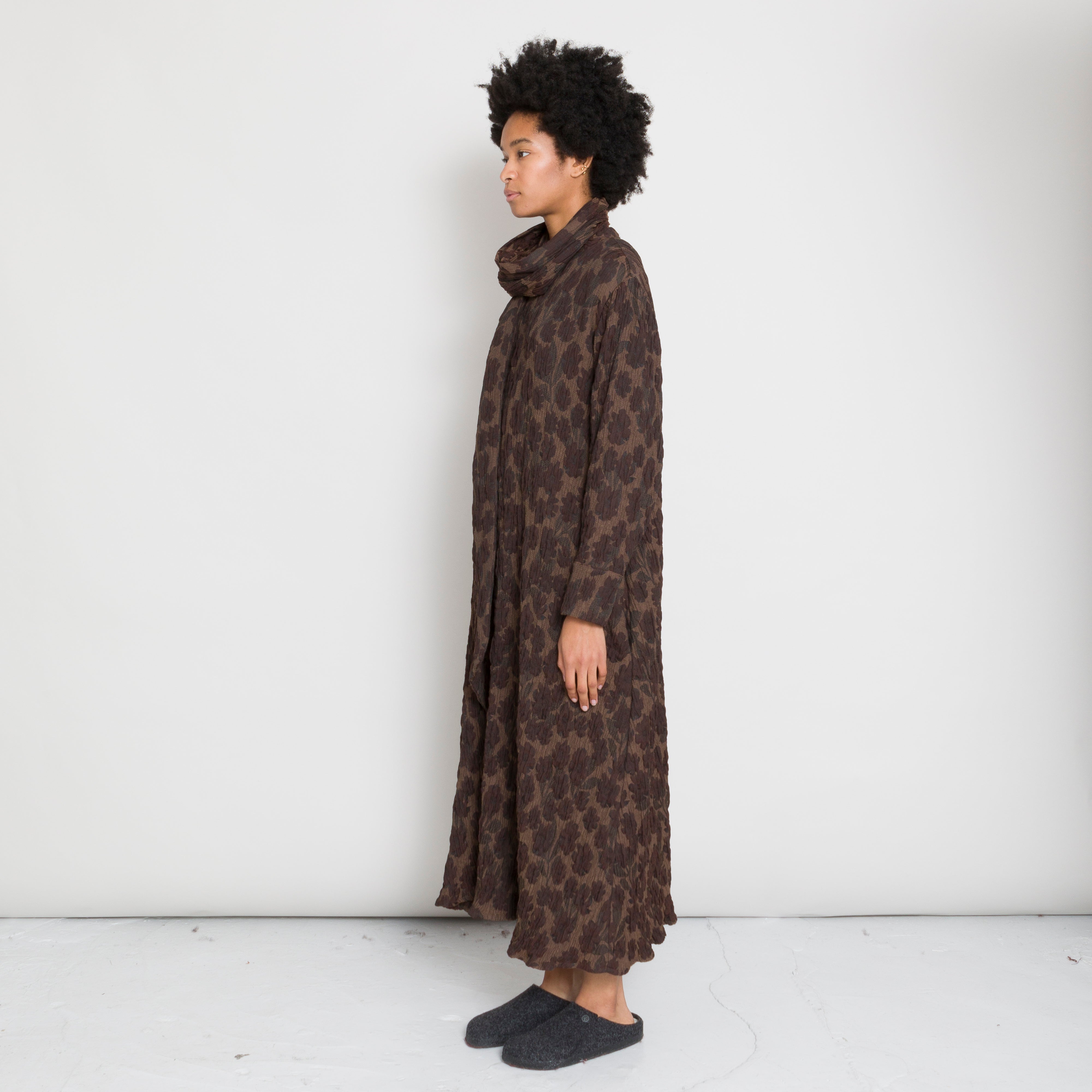 Xenia Telunts | Xenia Telunts - Drape Dress - Brown