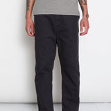 Barrel Leg Trouser - Soft Black