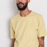 Contrast Sleeve T-Shirt - Wheat