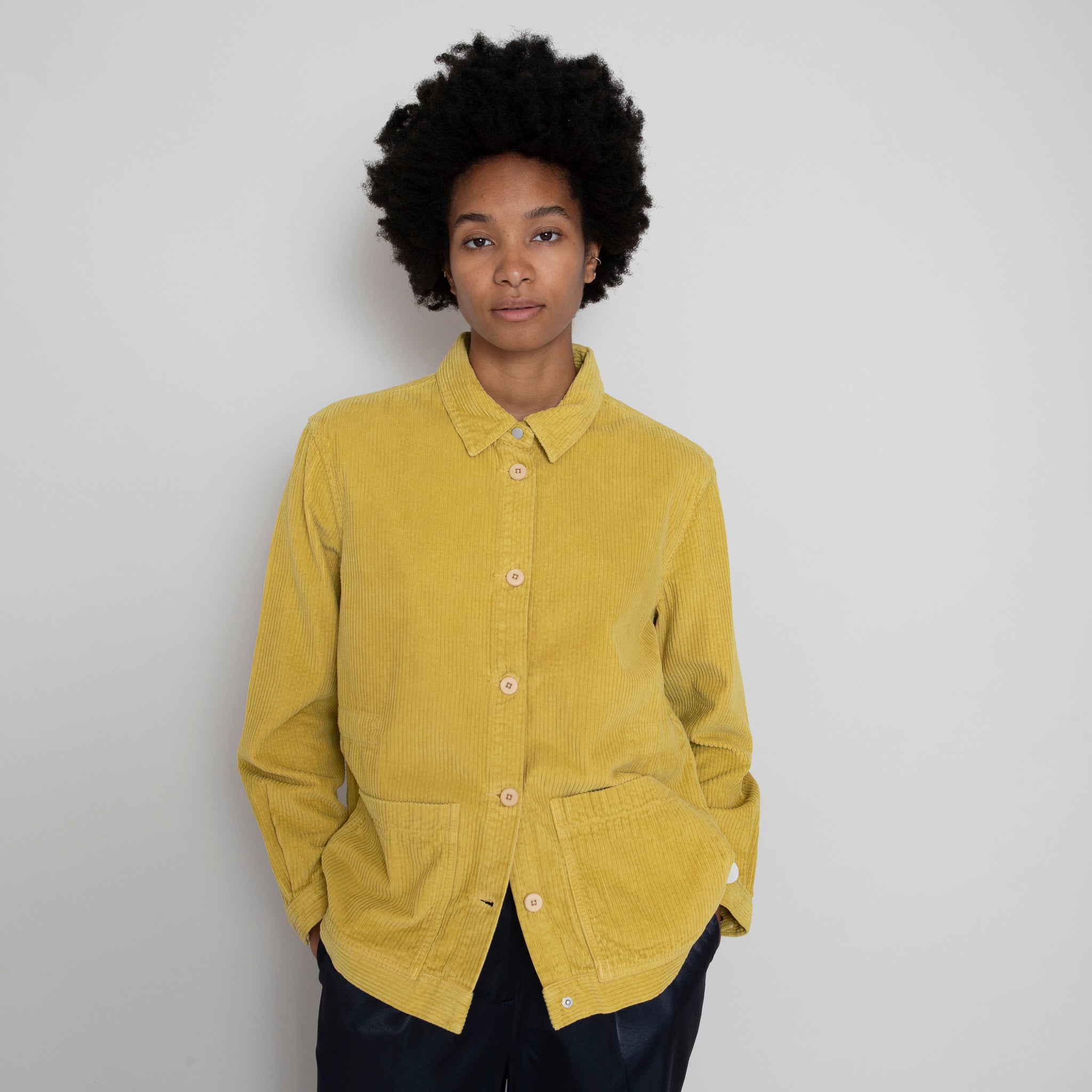 Folk Assembly Jacket Gold Chunky Cord