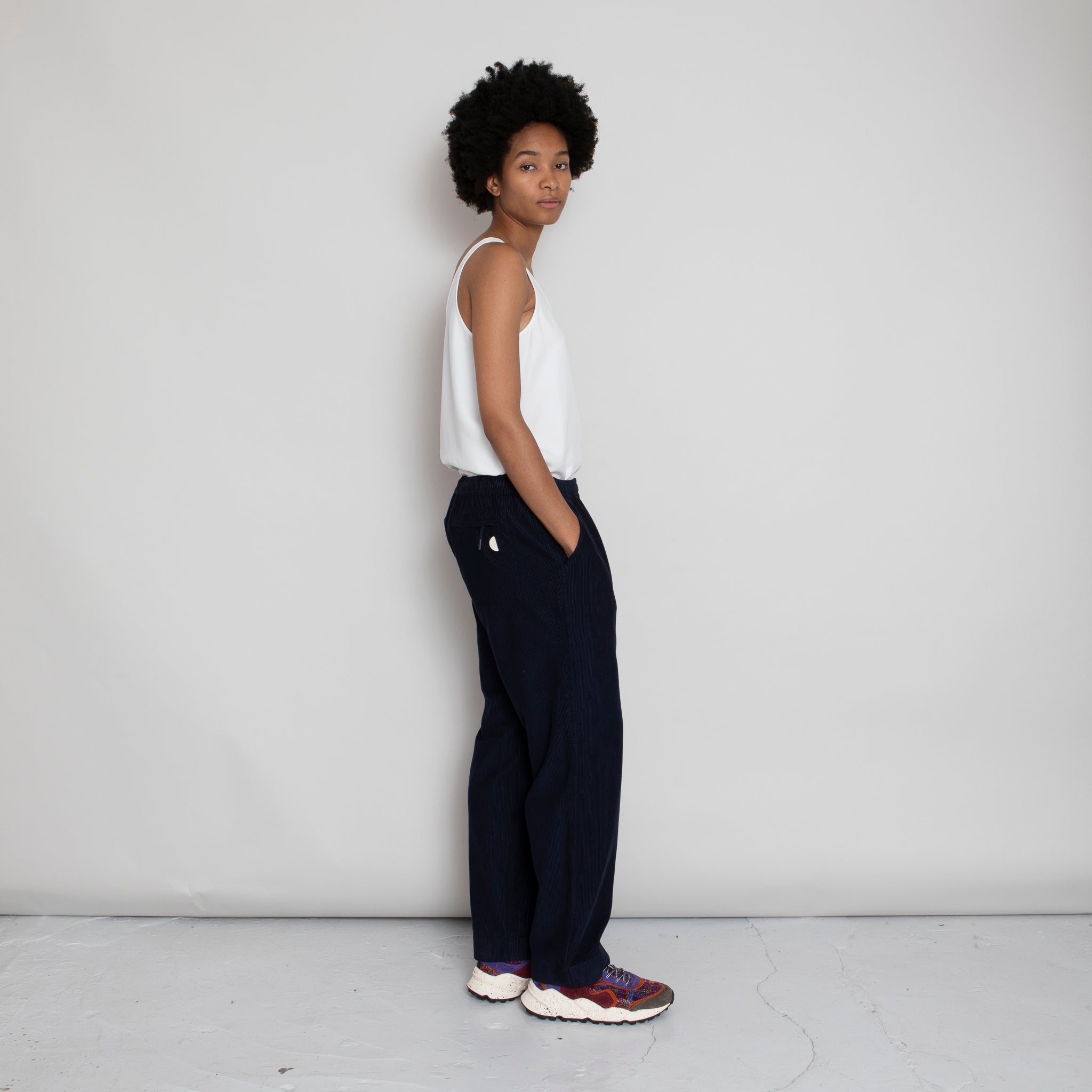 Folk | Drawcord Signal Pant - Navy Cord