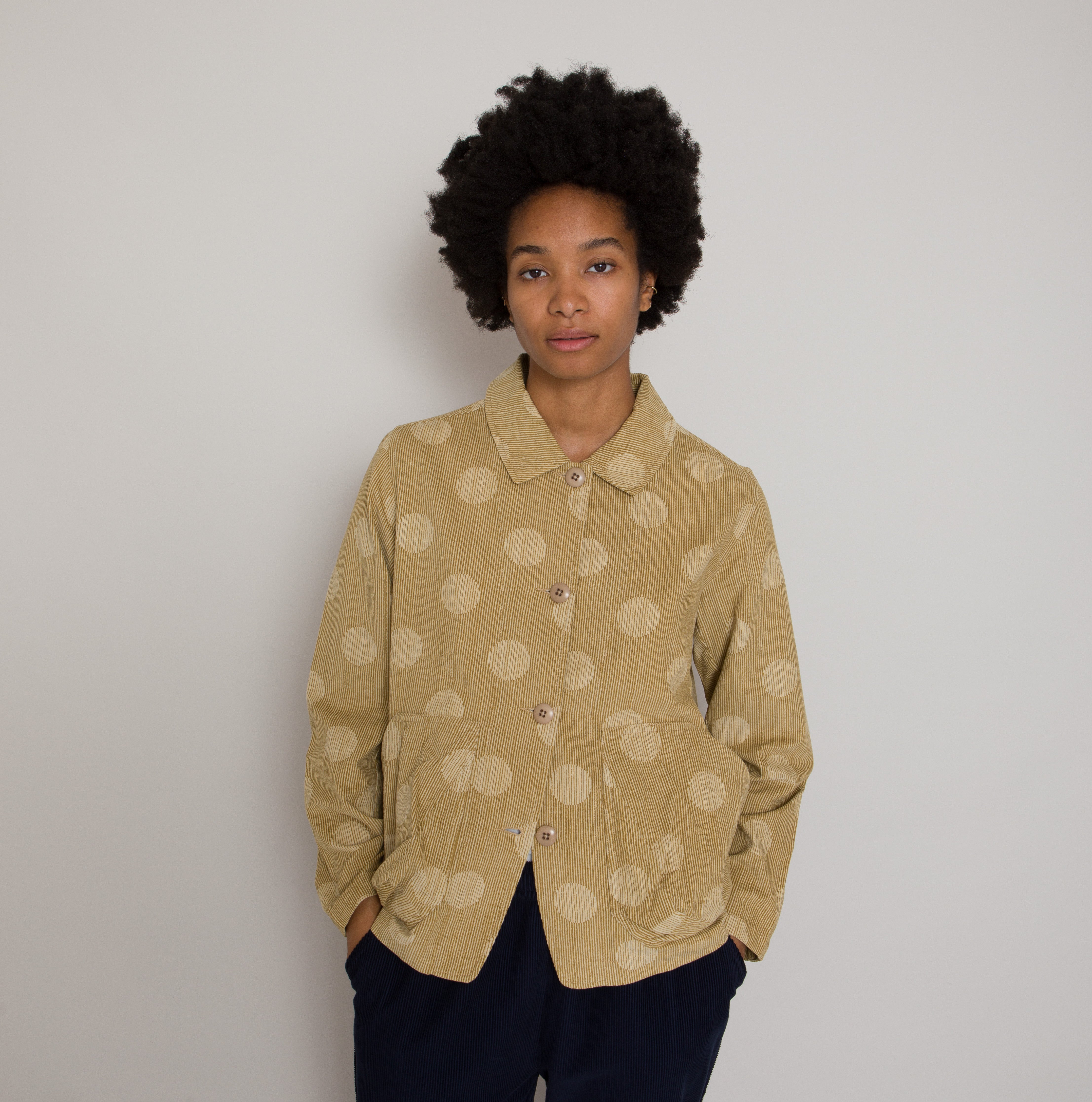 Folk | Prism Jacket - Gold Polka Cord