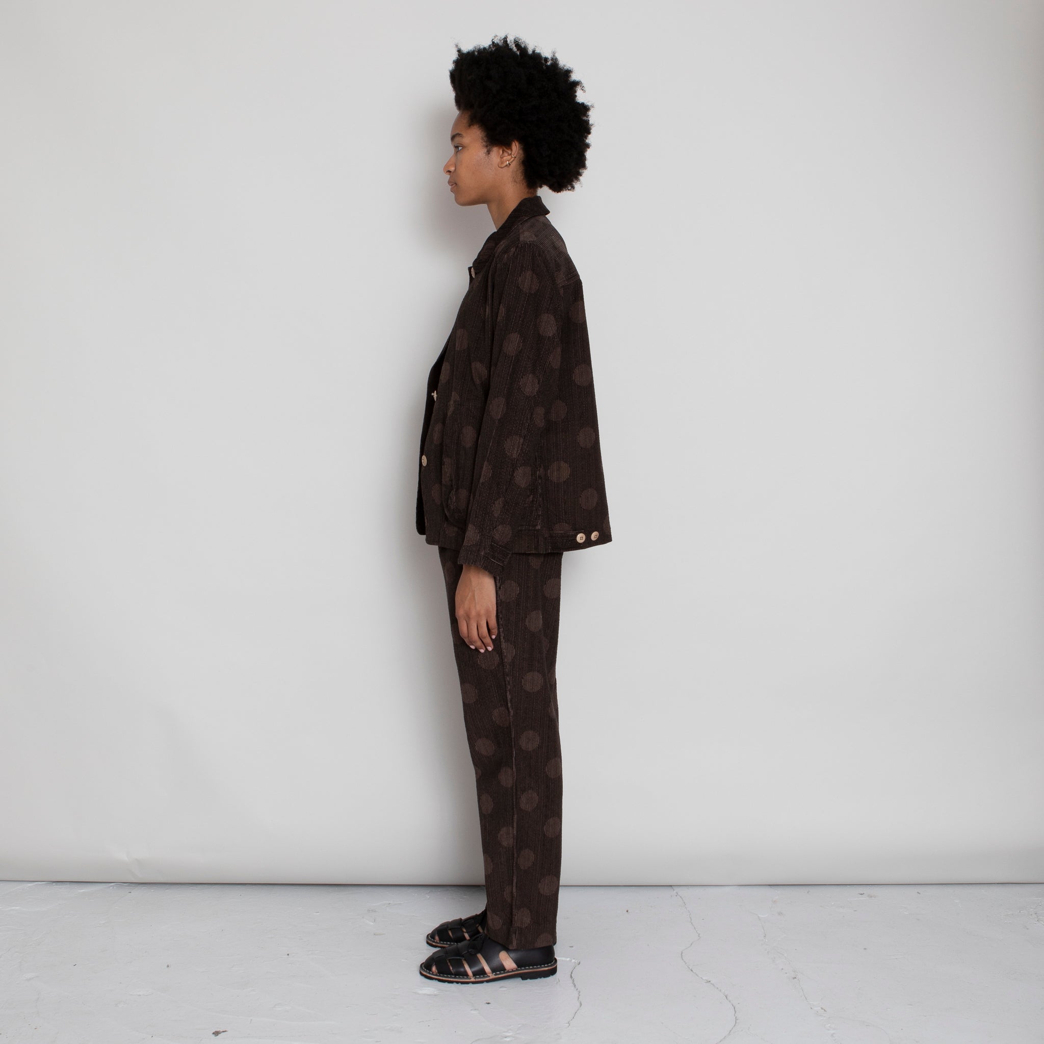 Folk | Prism Jacket - Brown Polka Cord