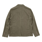 Cotton Linen Blazer - Olive