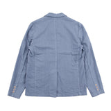 Cotton Linen Blazer - Woad