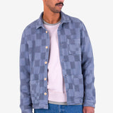 Assembly Jacket - Soft Blue Waffle Check