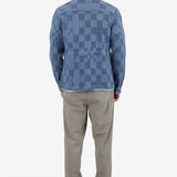 Assembly Jacket - Soft Blue Waffle Check