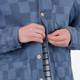 Assembly Jacket - Soft Blue Waffle Check