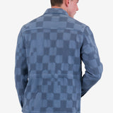 Assembly Jacket - Soft Blue Waffle Check