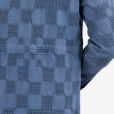 Assembly Jacket - Soft Blue Waffle Check