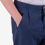 Assembly Pant - Soft Navy Cotton Linen