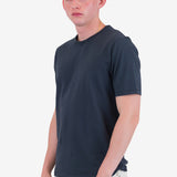 Contrast Sleeve T-Shirt - Charcoal