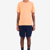 Contrast Sleeve T-Shirt - Faded Orange