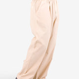 Drawcord Loose Trousers - Light Stone