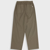 Drawcord Loose Trousers - Sage