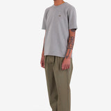 Drawcord Loose Trousers - Sage