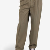 Drawcord Loose Trousers - Sage