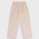 Drawcord Loose Trousers - Light Stone