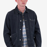 Meyer Jacket - Black Washed Denim