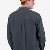 Patch Overshirt - Charcoal Hemp Canvas