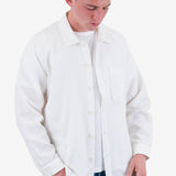 Raglan Shirt - White Dropstitch Waffle