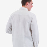 Relaxed Fit Shirt - Sage Microstripe Slub