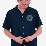 Relaxed Soft Collar Shirt - Navy