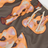 Swimshort - Orange / Sage Shadow Print