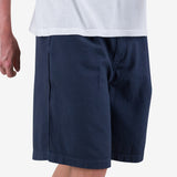 Wide Fit Short - Soft Navy Herringbone