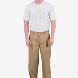 Wide Fit Trouser - Sand