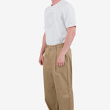 Wide Fit Trouser - Sand