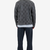 Zaki Jacket - Soft Black Waffle Check