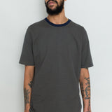 1x1 Striped T-Shirt - Navy Sage