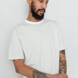 1x1 Striped T-Shirt - Putty Off White