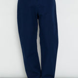 Barrel Leg Pant - Mid Navy Canvas