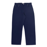 Barrel Leg Pant - Mid Navy Canvas