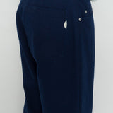 Barrel Leg Pant - Mid Navy Canvas