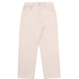 Barrel Leg Trouser - Ecru Twill