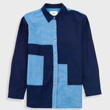 Boyfriend Shirt - Indigo Patchwork