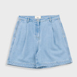 Boyfriend Shorts - Heavy Bleached Denim