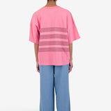 Boyfriend T-Shirt - Multistitch Stripe