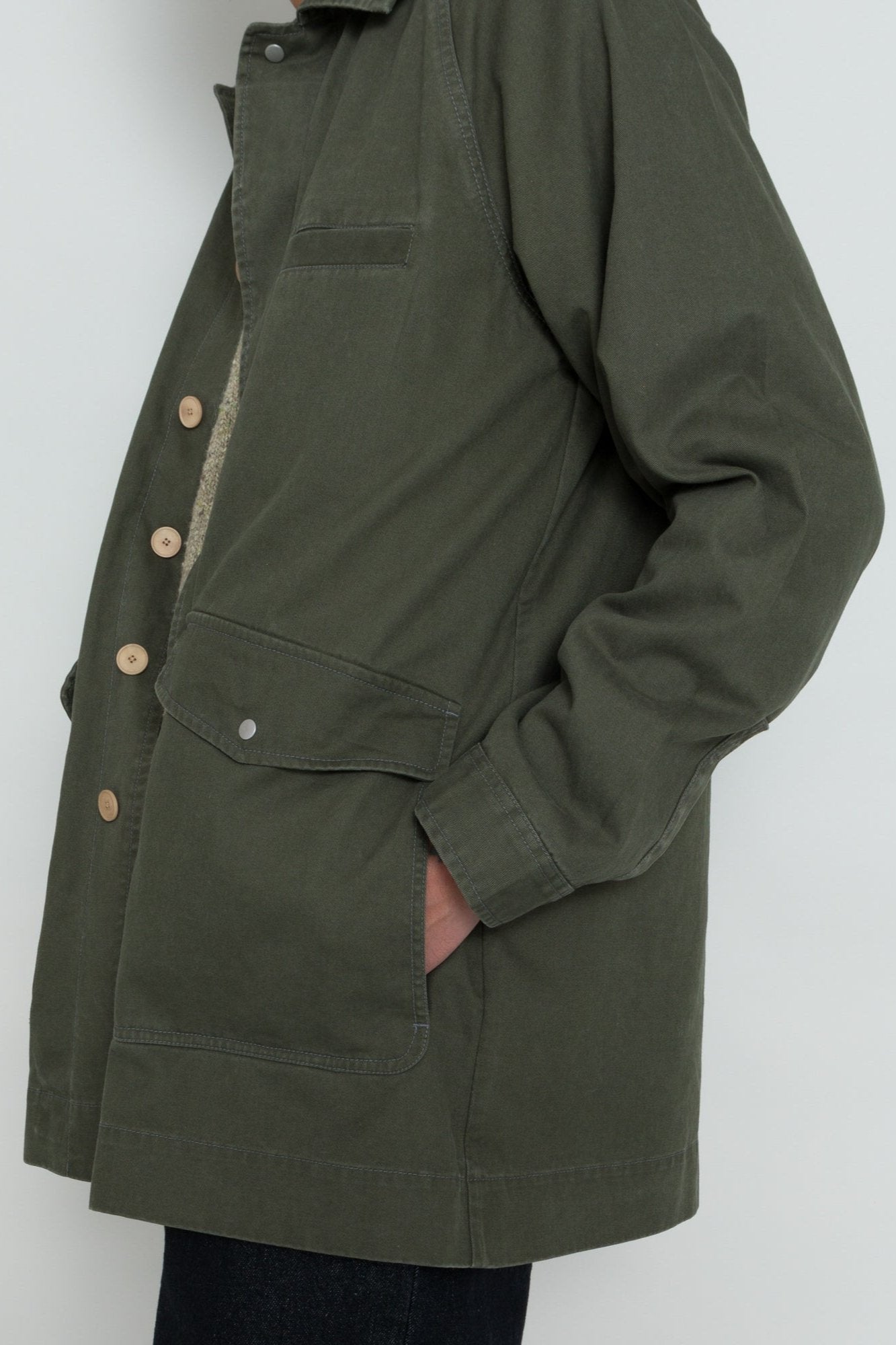 Carcoat Dark Sage Twill