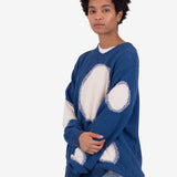 Chain Crew Jumper - Blue Mix