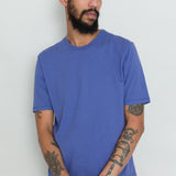 Contrast Sleeve T-Shirt - Mid Navy