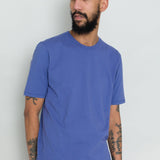 Contrast Sleeve T-Shirt - Mid Navy